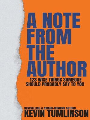cover image of A Note From the Author